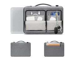 15-16 Tech-Protect Defender Bag Nešiojamas kompiuteris Bag - Gray