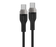 3in1 kabelis Acefast C11-03 USB-C - USB-C 480Mb/s 100W 1.2m - juodos spalvos