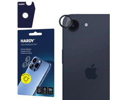 Dėklas 3mk HARDY objektyvo apsauga Pro Juodas pro Apple iPhone 16E