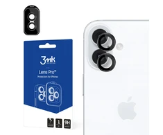 3mk Lens Protection Pro Kameros apsauga with Juodas Frame Apple iPhone 16 / 16 Plus