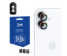 3mk Lens Protection Pro Kameros apsauga su vaivorykštės rėmeliu Apple iPhone 16 / 16 Plus