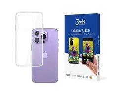 Apple iPhone 14 Pro Max silikoninis dėklas 3mk Skinny series - skaidrus