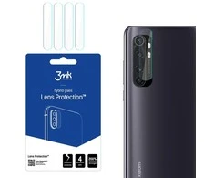 HIBRIDINIS STIKLAS 3MK LANKSTUSIS STIKLAS LĖŠAS XIAOMI MI NOTE 10 LITE KAMERAI 4 Vnt.