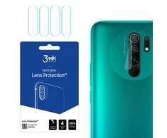HYBRID GLASS 3MK FLEXIBLE GLASS LENS XIAOMI REDMI 9 FOR CAMERA 4 PCS.