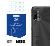 3MK LANKSČIUS STIKLO LĖŠYS HIBRIDINIS STIKLAS PROTECT XIAOMI REDMI 9T 4 Vnt.