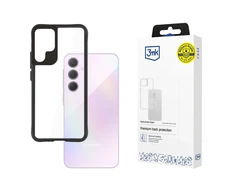 3mk Satin Armor Case+ Samsung Galaxy A35 5G - dėklas telefonui skaidrus dėklas telefonui juodos spalvos frame