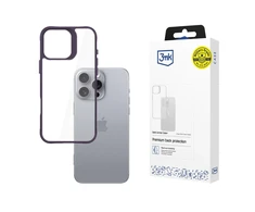 3MK SatinArmor+ Apple iPhone 16 Pro Max 6.9" dėklas telefonui violetinės spalvos Military Grade