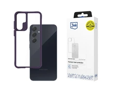 3MK Satin Armor+ Samsung Galaxy A55 5G dėklas telefonui violetinės spalvos