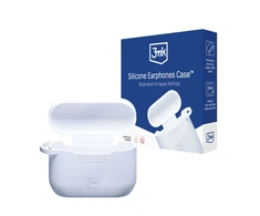3mk silikoninis AirPods Pro / AirPods Pro 2 - dėklas baltos spalvos