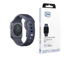 3mk silikoninė apyrankėApple Watch 42 / 44 / 45 / 49 mm - pilkos spalvos