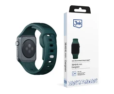 3mk silikoninė apyrankė Apple Watch 42 / 44 / 45 / 49 mm - žalios spalvos