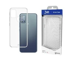 3MK visiškai saugus kintamoji srovė Motorola Moto G20 5GArmor dėklas, skaidrus