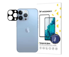 9H grūdintas stiklas iPhone 15 Pro Wozinsky Full Camera Glass - juodas