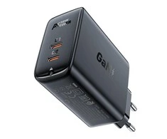 Sieninis įkroviklis Acefast A29 PD50W GAN 2x USB-C 50W (juodas)