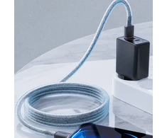 USB laidas Acefast C2-02 MFi USB-A iki Lightning 1.2m juodas