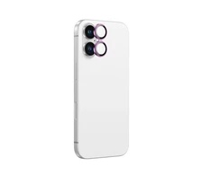 „AmazingThing AR“ aliuminio 2 objektyvų stiklas su kameros objektyvo rėmeliu, skirtas „iPhone 16 / 16 Plus“ - Rožinė