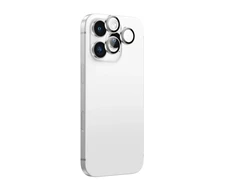 „AmazingThing AR“ aliuminio 3 objektyvų stiklas su kameros objektyvo rėmeliu, skirtas „iPhone 16 Pro“ / „16 Pro Max“ – „Sidabrinis“