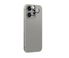 „AmazingThing AR“ aliuminio 3 lęšių stiklo ir kameros objektyvo rėmelio skirtukas „Apple iPhone 16 Pro / 16 Pro Max“ – pilkas