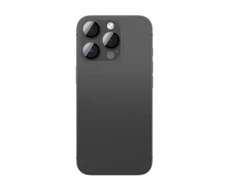 AmazingThing Aviation-Grade Alloy Apsauginis stiklas Lens skirtas Apple iPhone 16 Pro / 16 Pro Max Camera Lens – Juodas