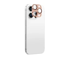 „AmazingThing“ aviacijos klasės grūdinto stiklo lęšis „iPhone 16 Pro / 16 Pro Max“ kameros lęšiui – rožinio aukso spalvos