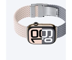 AmazingThing Blend Band Apple Watch 42mm 2 vnt. – Rožinė-pilkos spalvos/rožinės spalvos