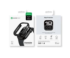 AmazingThing Minimal dėklas skirta Apple Watch 46mm – juodos spalvos