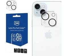 Apsauginis stiklas kamerai Apple iPhone 15 / 15 PLUS 3MK Lens Protection Pro Full Cover