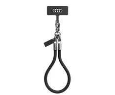 Audi universali virvelė telefonui 28cm 8mm juodos spalvos AU-HSL8-R8/D1-BK