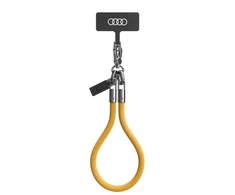 Audi universali virvelė telefonui 28cm 8mm geltonos spalvos AU-HSL8-R8/D1-YW