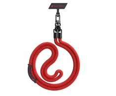Audi universali virvelė telefonui 120cm 10mm crossbody raudonos spalvos AUS-CBL10-RSQ/D1-RD