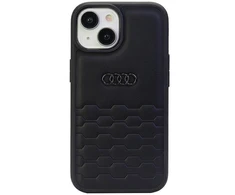 Audi dėklas, skirtas iPhone 15 Plus 6,7 juodas GT Synthetic odinis