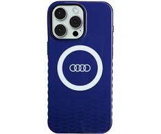 Dėklas Apple iPhone 15 Pro Max Audi IML Big Logo MagSafe (AU-IMLMIP15PM-Q5/D2-BE) mėlynos spalvos