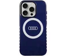 Dėklas Apple iPhone 15 Pro Audi IML Big Logo MagSafe (AU-IMLMIP15P-Q5/D2-BE) mėlynos spalvos