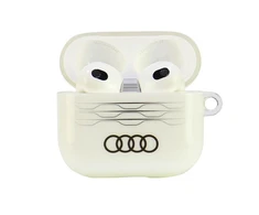 Audi IML Geometric Pattern AirPods 3 dėklas baltos spalvos AU-IMLAP3-A6/D3-WE