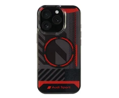 Apple iPhone 16 Pro Audi IML Sport MagSafe (AUS-IMLMIP16P-RSQ/D2-BK) dėklas telefonui juodos spalvos