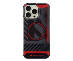 Apple iPhone 16 Pro Max Audi IML Sport MagSafe (AUS-IMLMIP16PM-RSQ/D2-BK) dėklas telefonui juodos spalvos