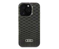 Apple iPhone 16 Pro Audi IML Stitching Pattern MagSafe (AU-IMLMIP16P-Q5/D3-BK) dėklas telefonui juodos spalvos
