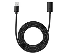 USB 3.0 prailginimo kabelis Baseus vyris į moterišką, AirJoy serija, 2m (juodas)
