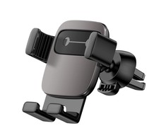 Automobilinis telefono laikiklis Baseus Cube Gravity - Juodas