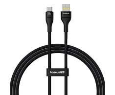 Baseus Flash 2 USB-A / USB-C kabelis 100W 1 m – juodos spalvos