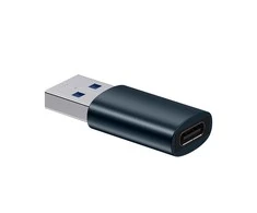 Baseus Ingenuity USB-A – USB-C OTG adapteris - Mėlynas