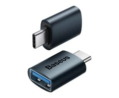 Baseus Ingenuity USB-C – USB-A OTG adapteris - Mėlynas