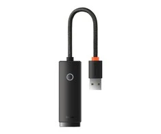 Baseus Adapteris tinklo USB A - RJ45 100Mbit/s, juodas