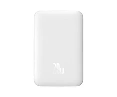 Powerbank Baseus Magnetic 10000mAh USB-C 20W MagSafe – baltas