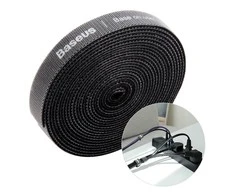 Baseus Rainbow Circle Velcro dirželiai 3m Juodas
