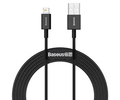 Baseus Superior Series USB - Lightning laidas 2.4A 2m - Juodas