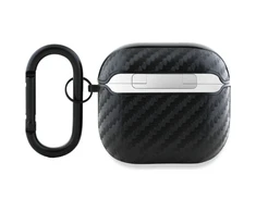 BMW BMA4CMPUCA AirPods 4 dėklas juodos spalvos PU Carbon M Collection