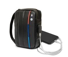 Krepšys BMW Carbon Tricolor (BMHBPUCARTCBK) juodos spalvos