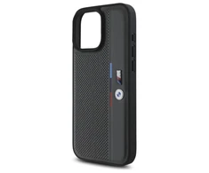 BMW BMHCP16X23 PUPVA Apple iPhone 16 Pro Max 6.9″ anthracite kietas dėklas M Perforated Tricolor Detail