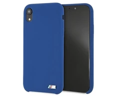 Apple iPhone XR BMW dėklas silikoninis M Collection (BMHCI61MSILNA) mėlynos spalvos